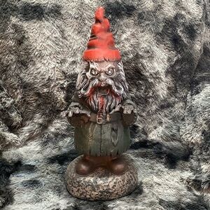 Halloween Zombie Garden Gnome 16"
Plastic Blow Mold